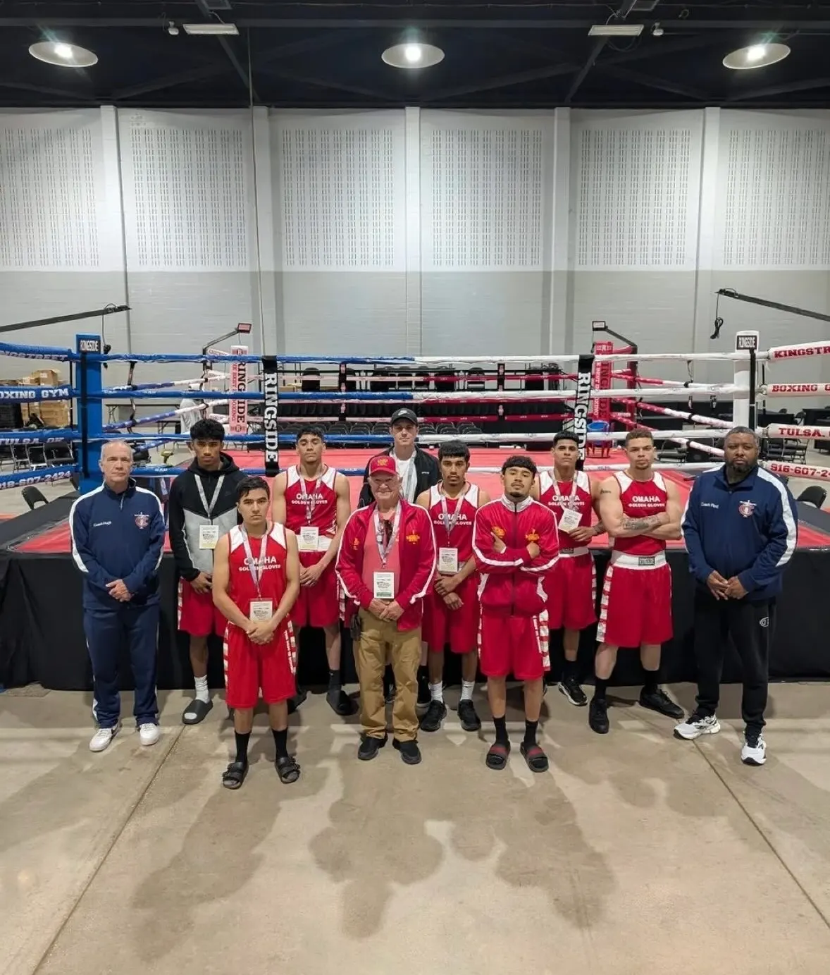 Part of Davis Boxing Club representing Omaha at the 2025 Golden Gloves